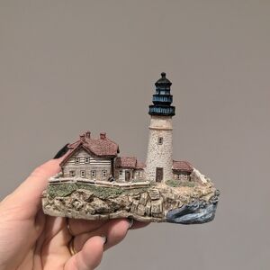 Small Resin Handcrafted Lighthouse Figurine